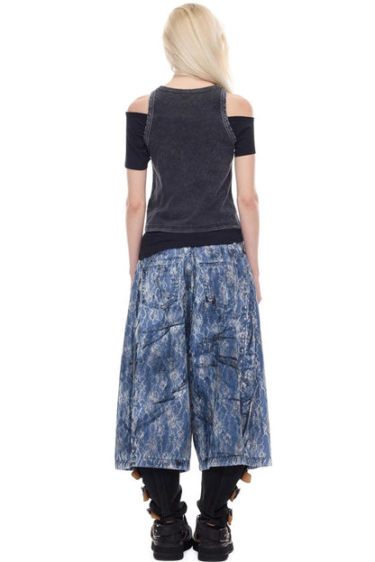 Electric Moon Denim Shorts