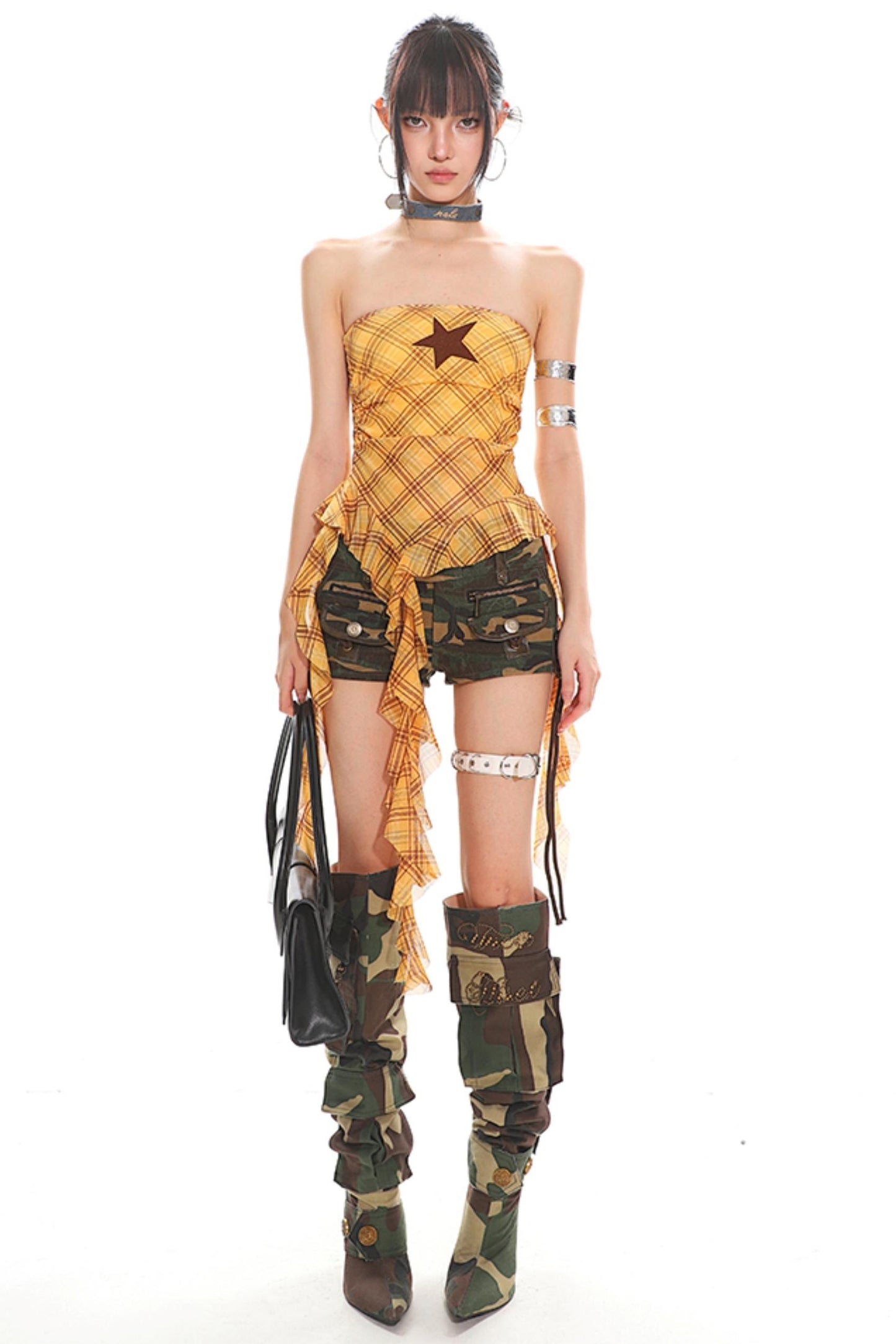 Yellow Embroidered Vest