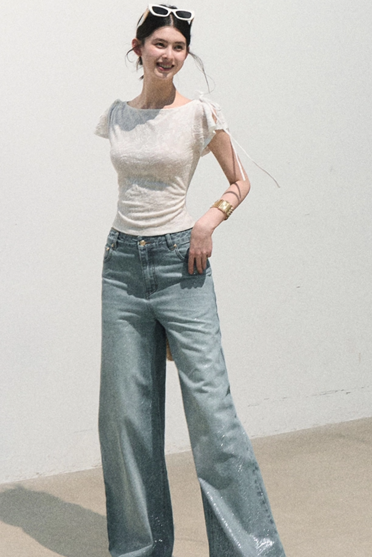 Breath of Spring Jacquard Top
