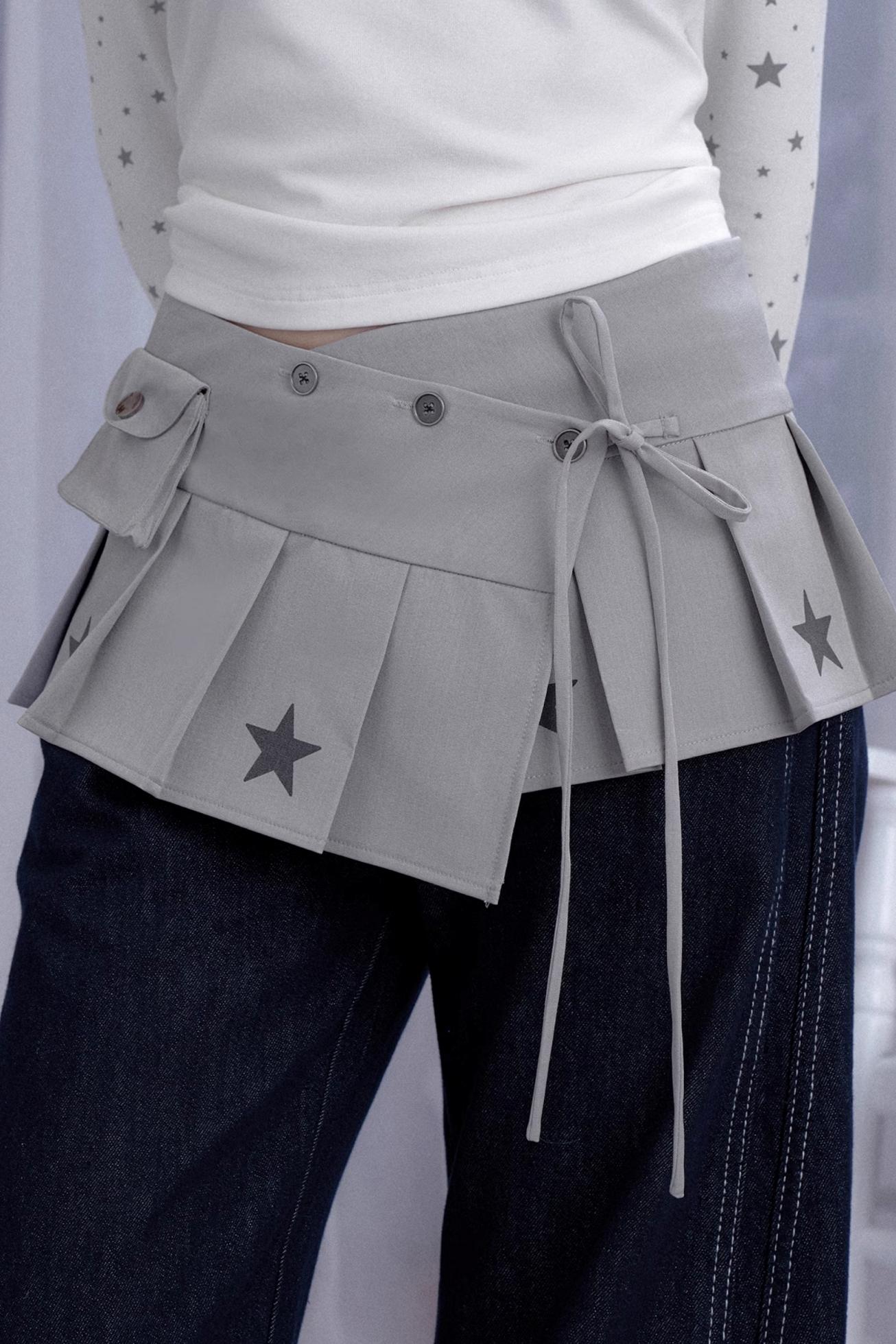 Dream Core Lace-Up Skirt