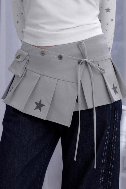 Dream Core Lace-Up Skirt