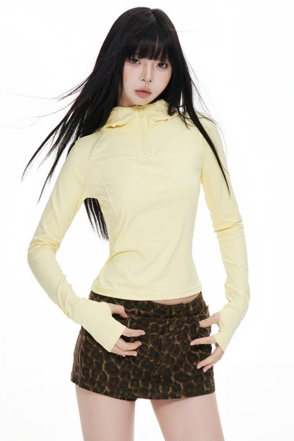 Slimming Hooded Base Shirt