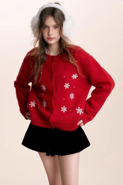 French Velvet A-Line Skirt