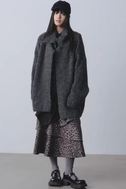 Winter Twilight Wool Cardigan