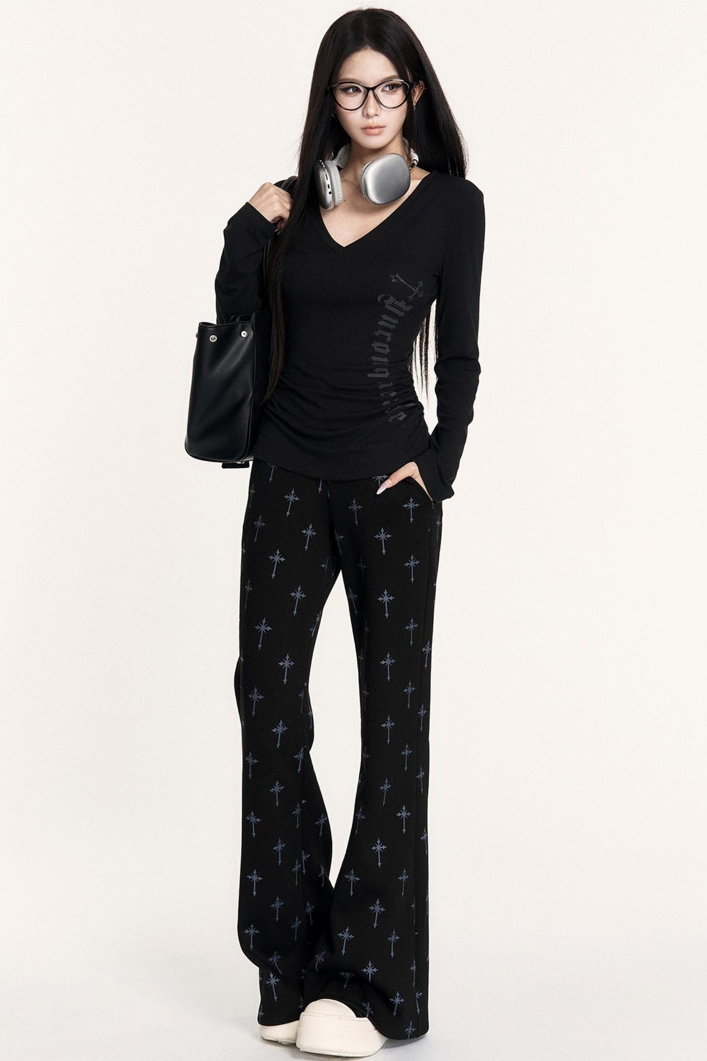 Hot Girl Hooded Sweatshirt Jacket Set-Up