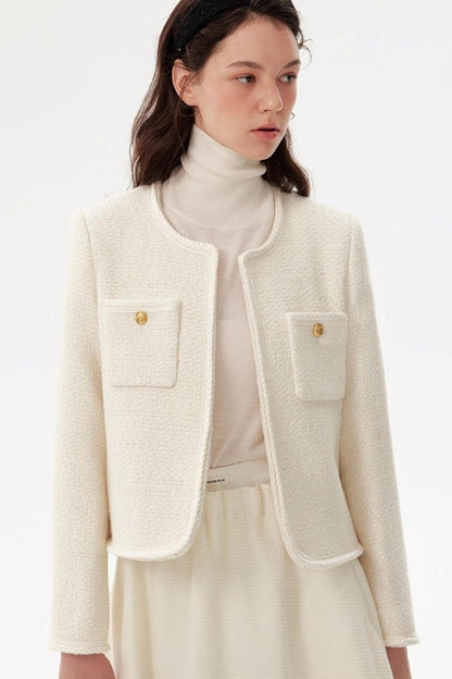 French Tweed Wool Jacket