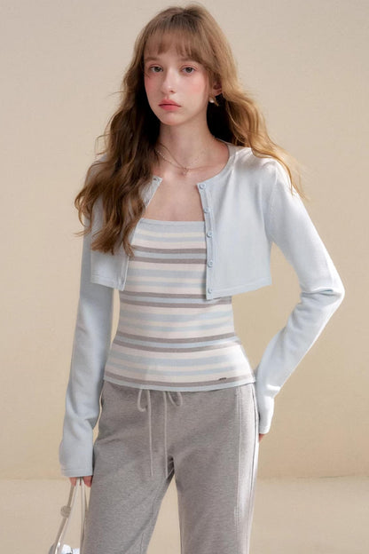 Cloud Soft Knit Cardigan Set