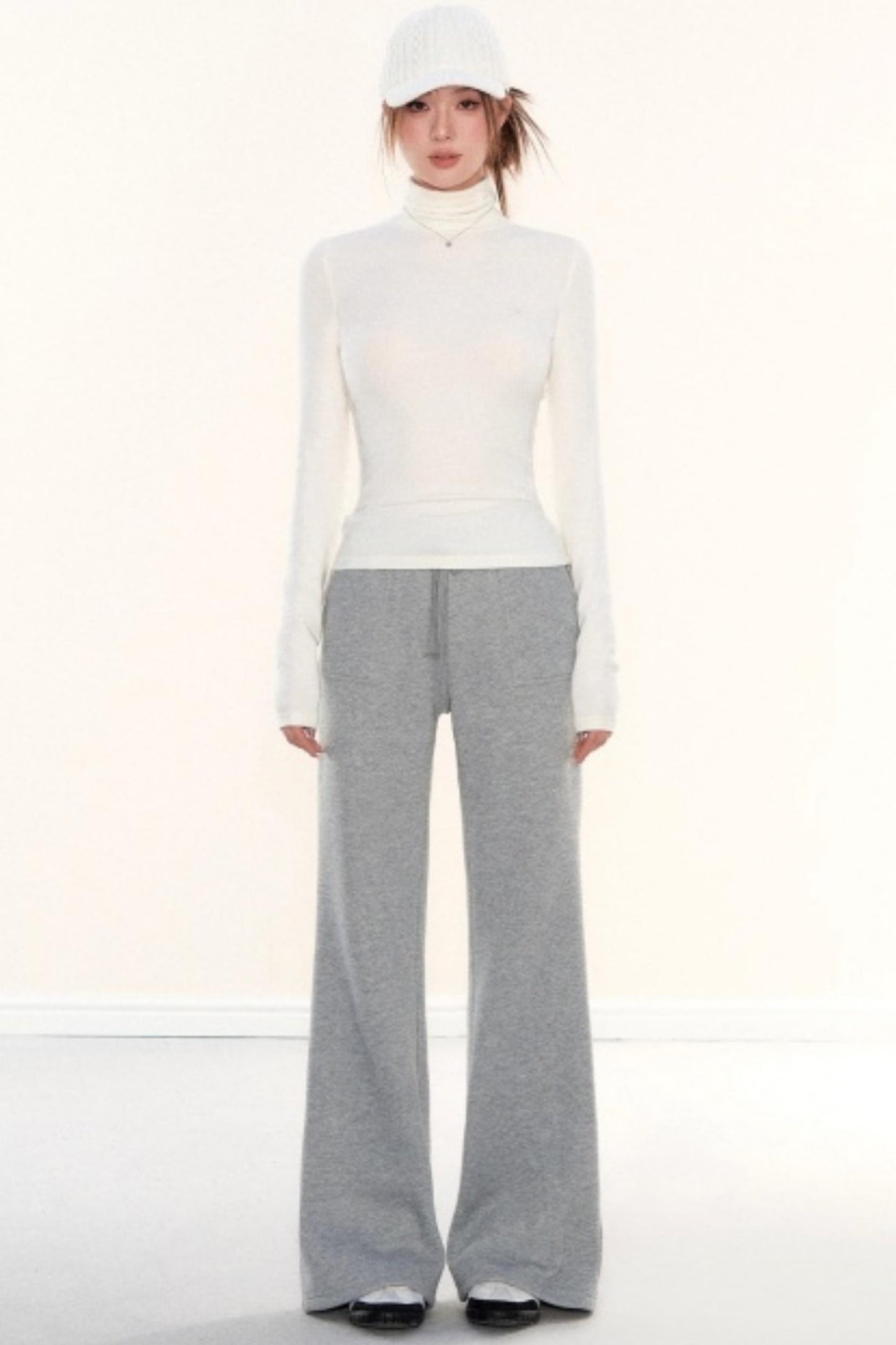 Cable Knit Retro Baseball Cap