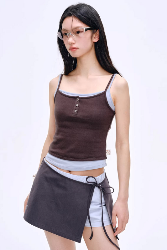 Trendy Rhythm Color-Block Camisole