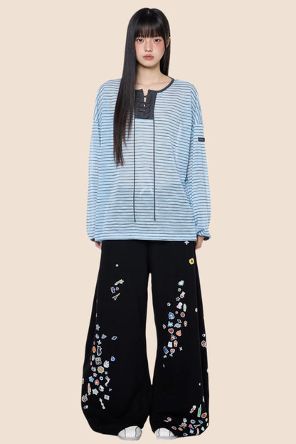 Summer Striped Long Sleeve T-Shirt