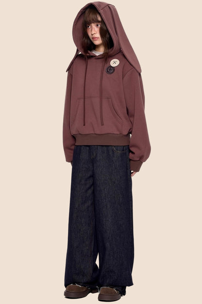 Retro Loose Denim Trousers