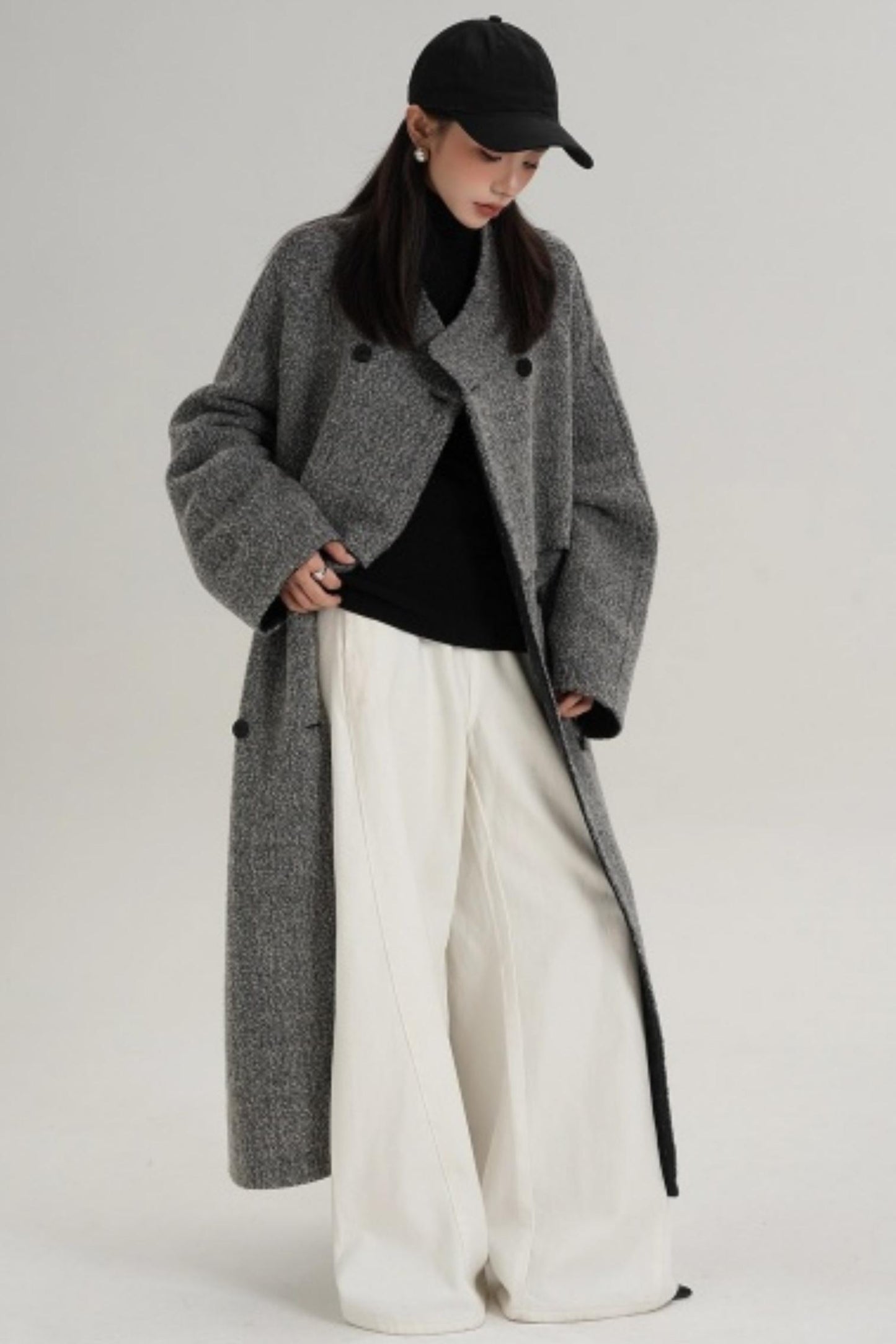 Double-Sided Wool Winter Coat