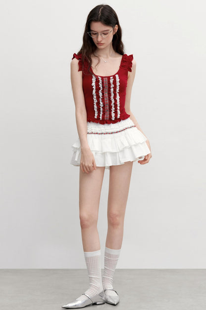 Vintage Embroidered Half Skirt