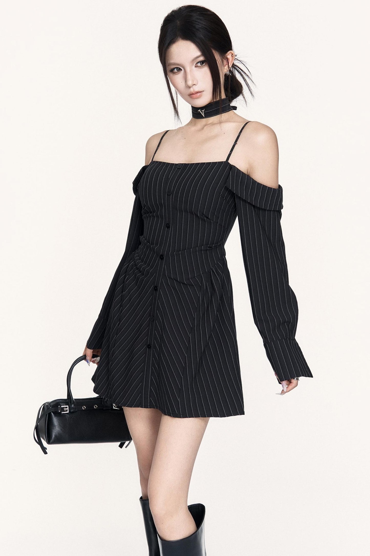 Retro Intelligence Striped Sundress