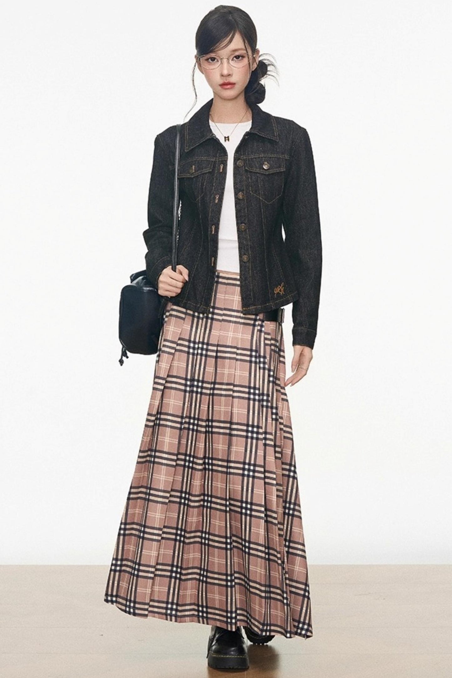 Denim Jacket Skirt Set-Up