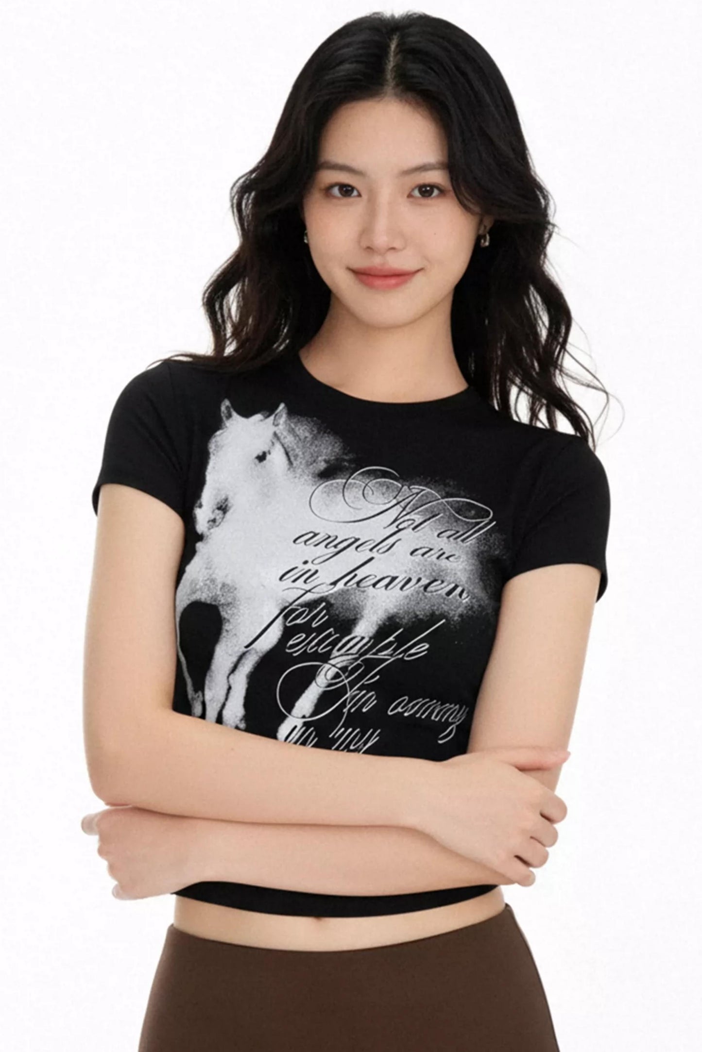 Retro Pony Print Top