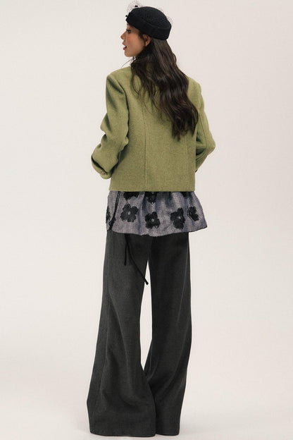 Versatile Lace-up Waist Skirt