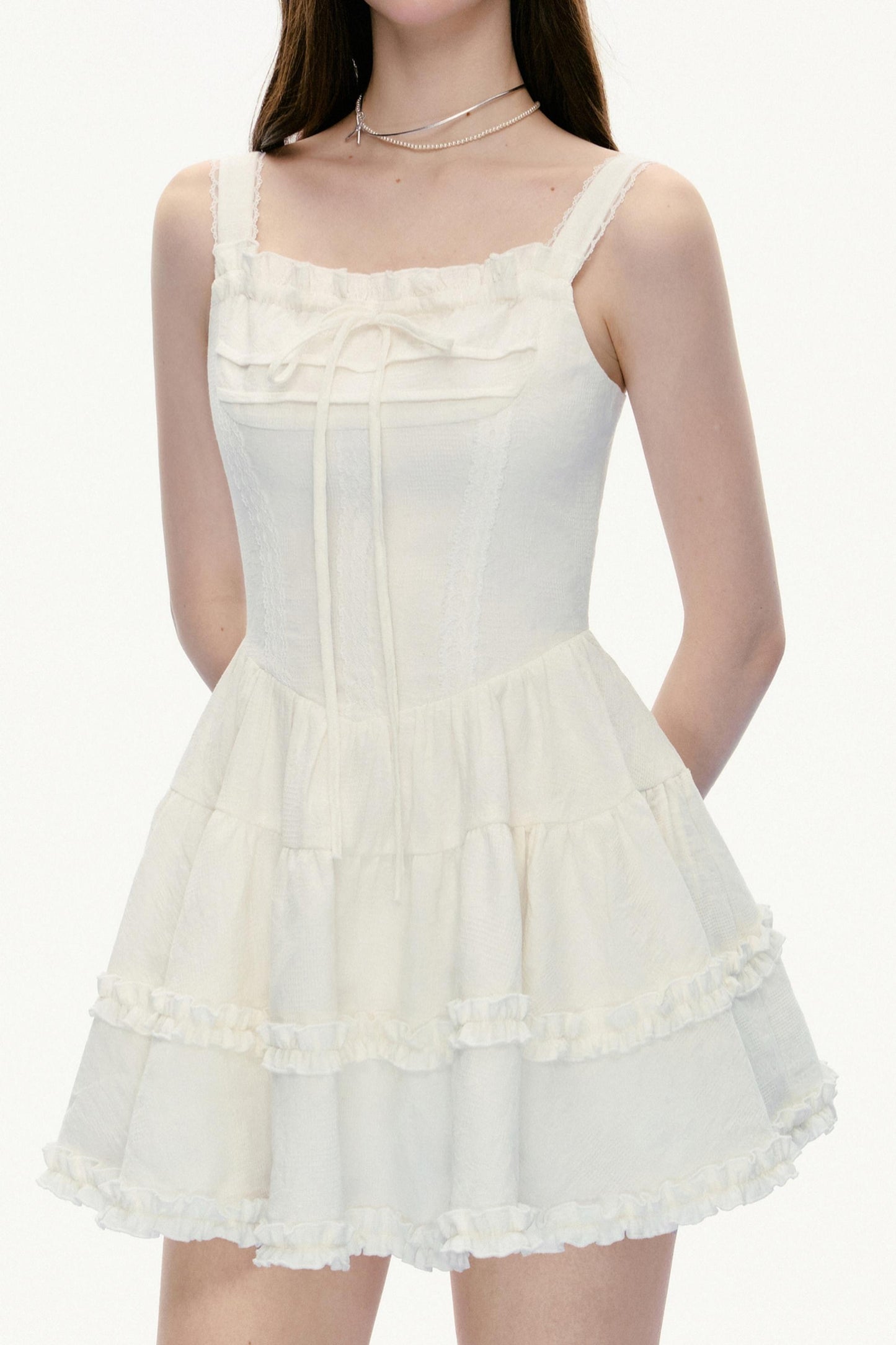 French Vintage Slim Slip Dress