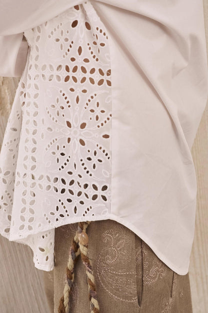 White Long-Sleeved Shirt