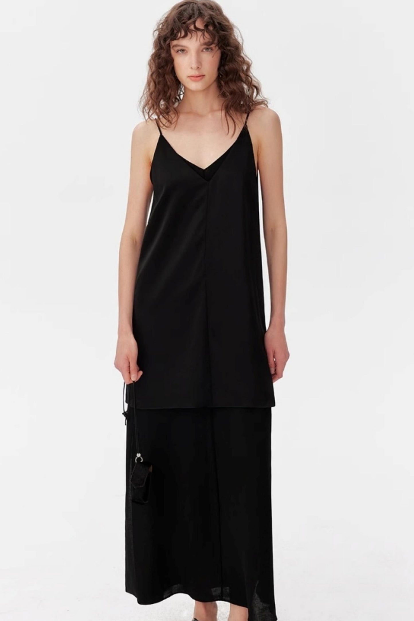 Chic V-Neck Maxi Dress