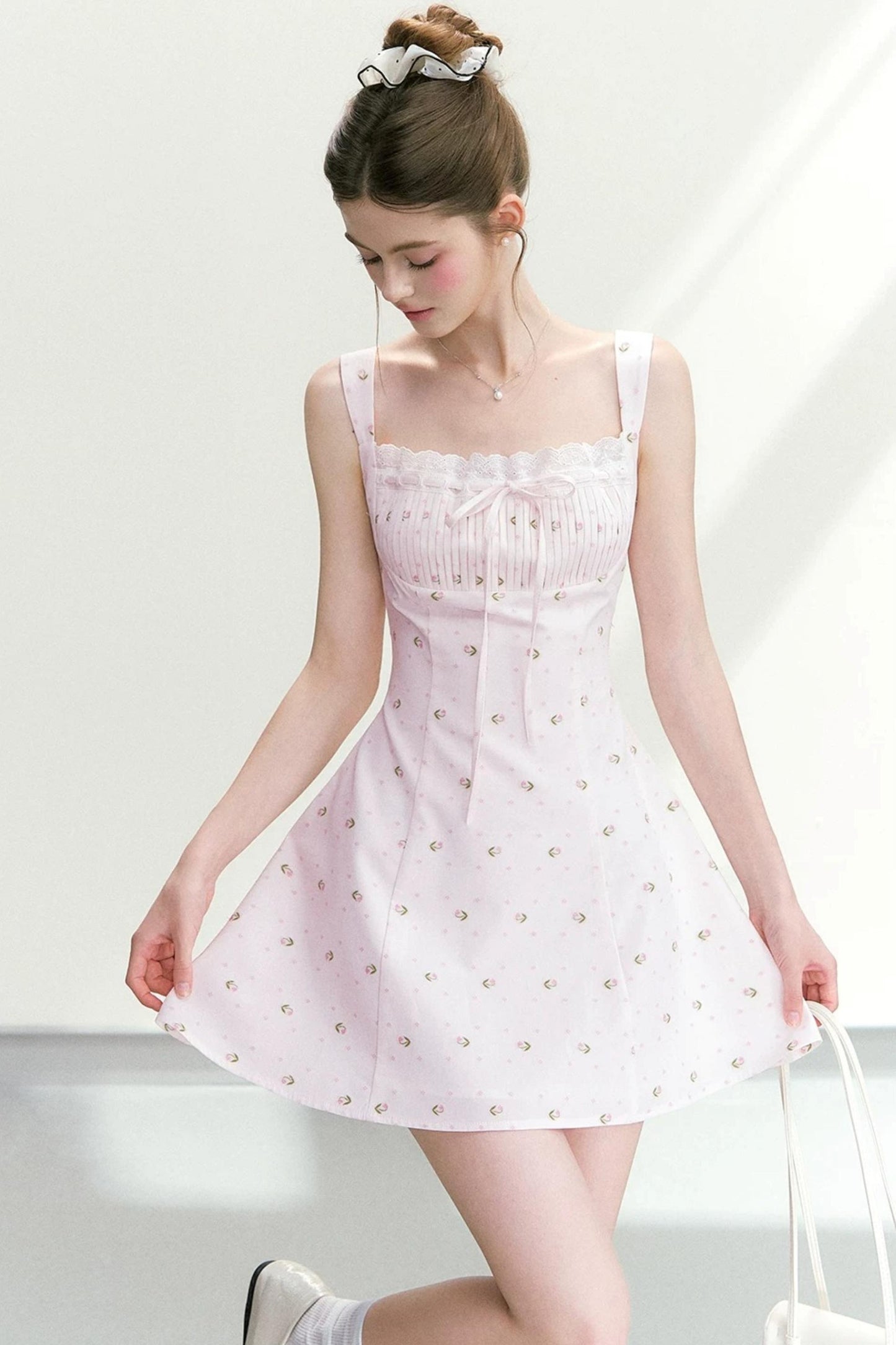 Elegant Floral A-Line Dress