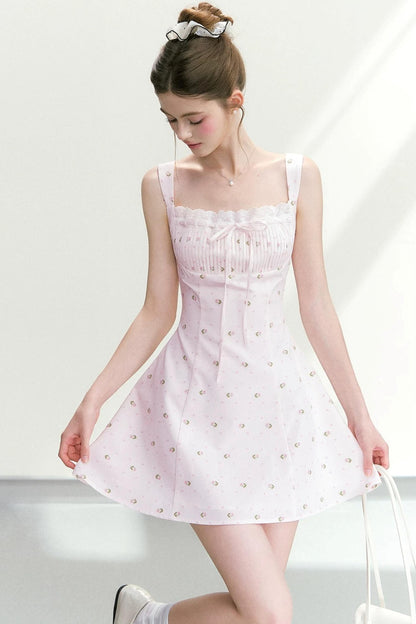 Elegant Floral A-Line Dress
