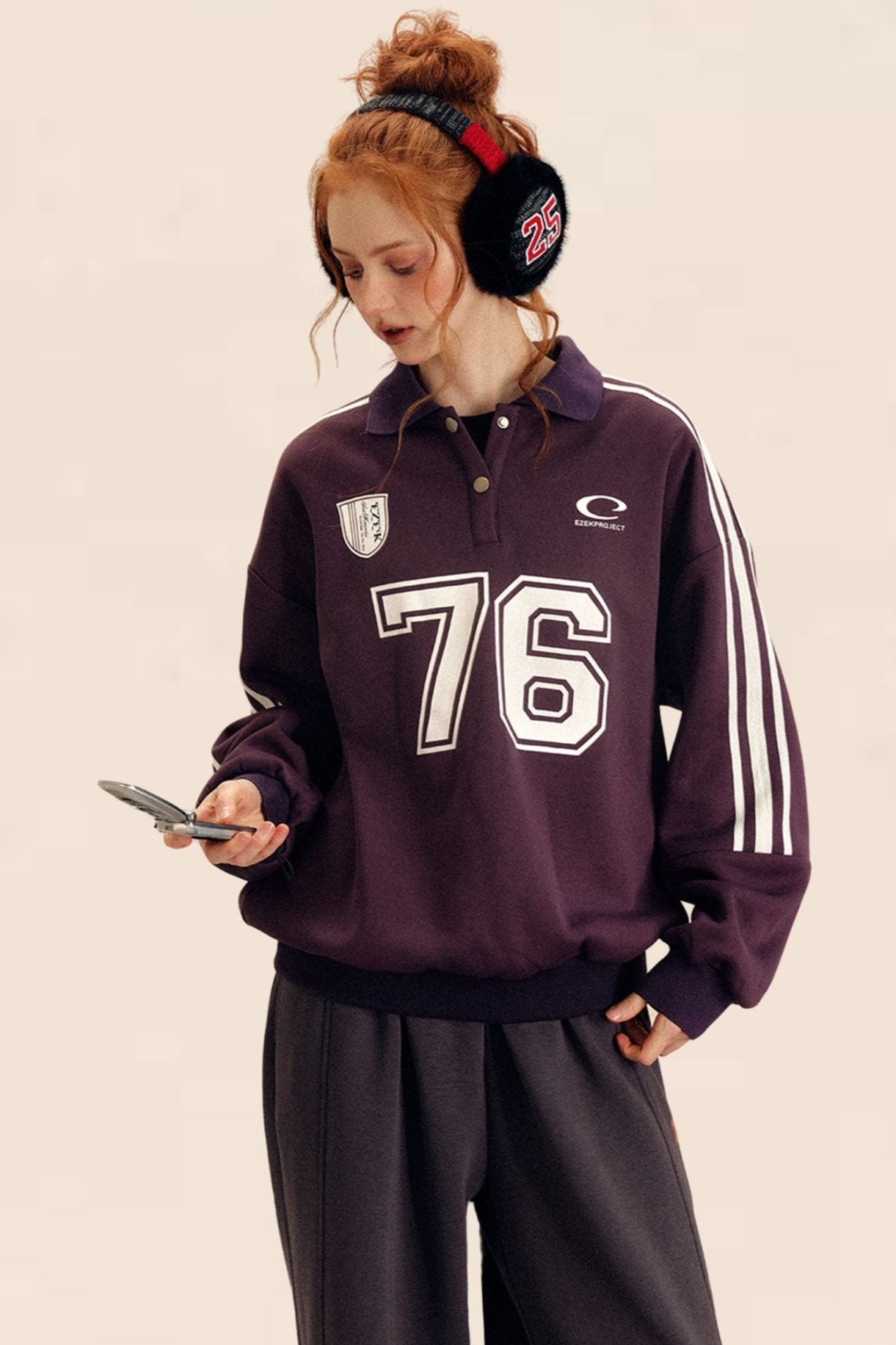 Casual Long-Sleeve Sweatshirt