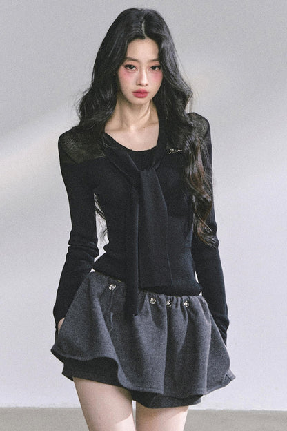 Desire Doll Knitted Waist Top