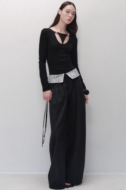 Shadow Rhyme Knit Top