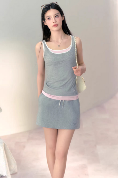 Light Lyocell Two-Piece Vest