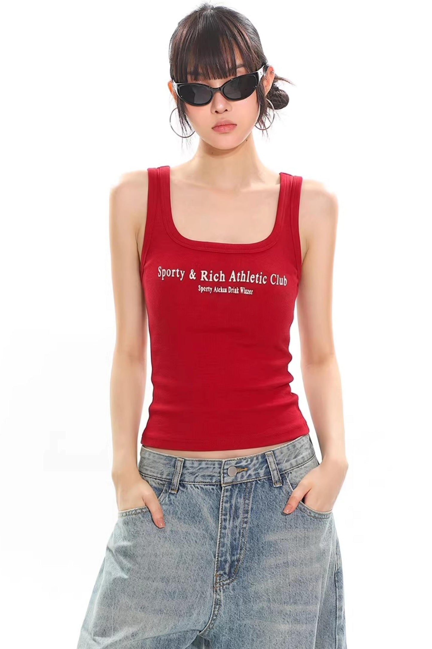 Letter Print Camisole Top