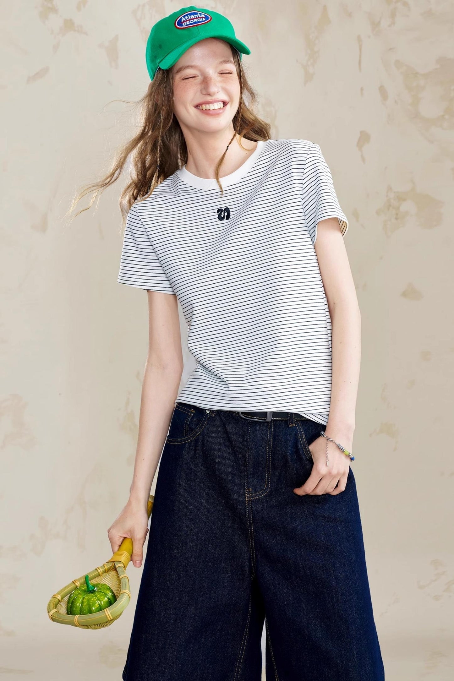 Square Striped Tee