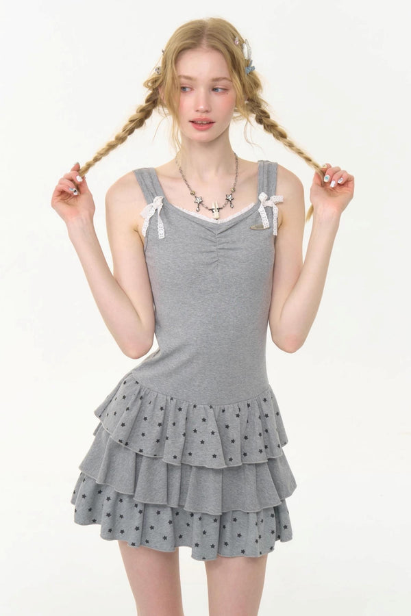 Summer Polka Dot Halter Dress