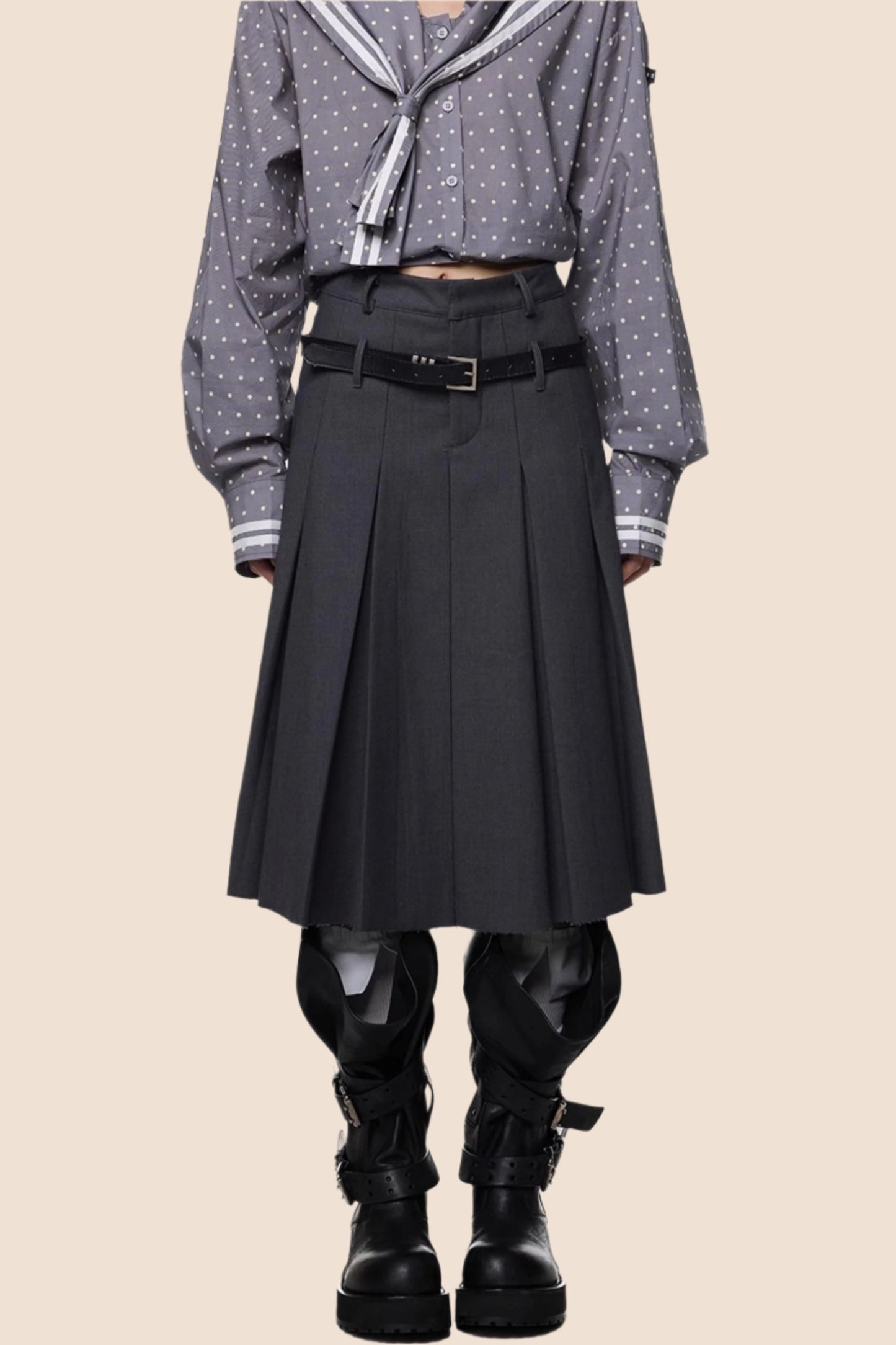 Vintage Pleated Summer Skirt