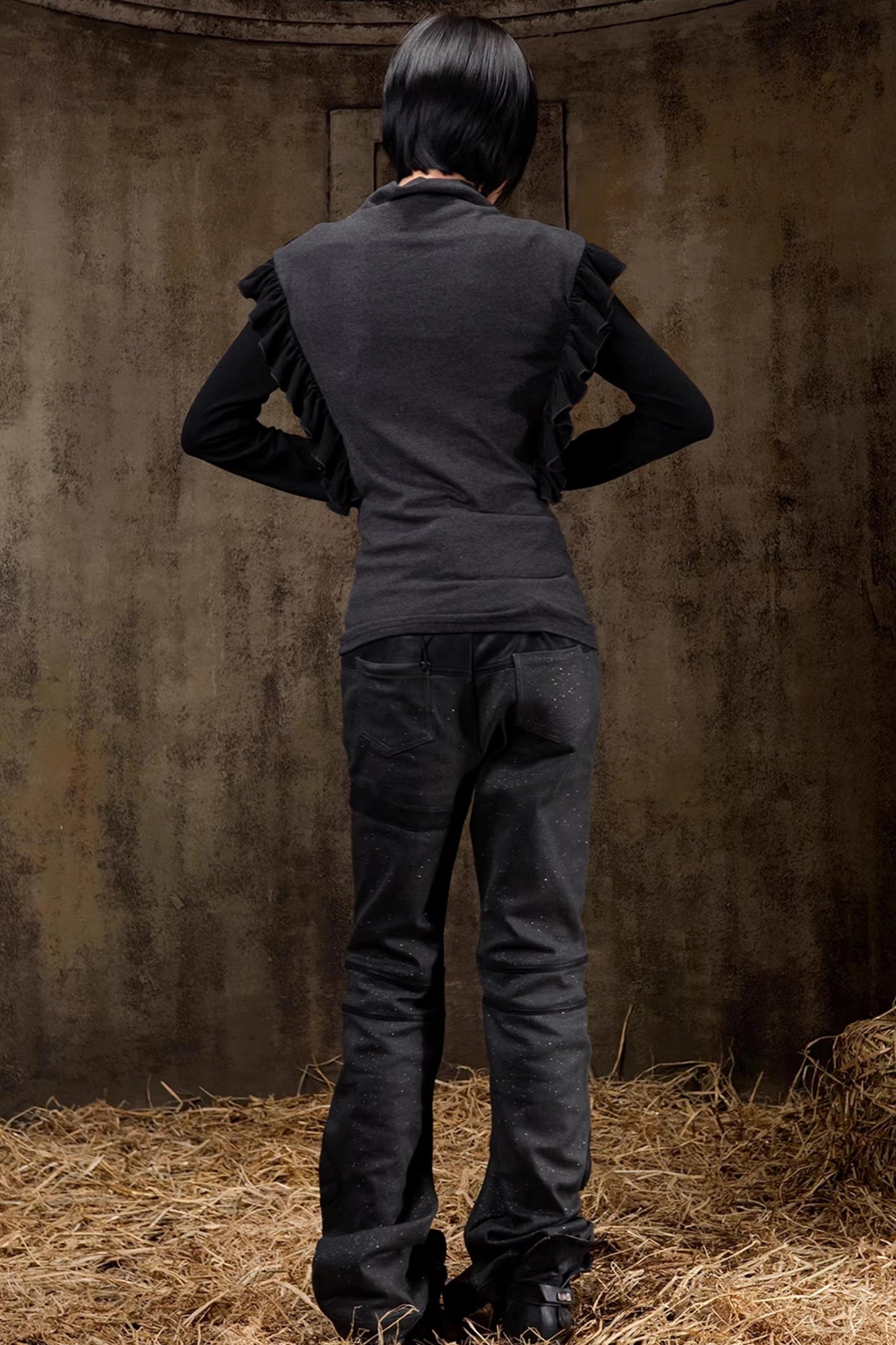 Palace Strick Slim Oberteil