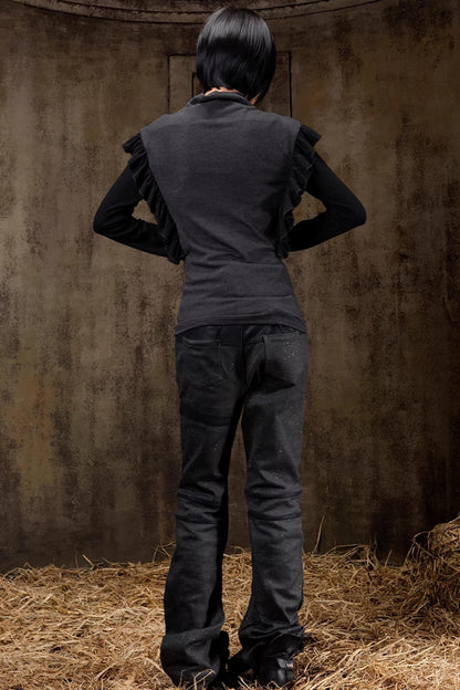 Palace Strick Slim Oberteil