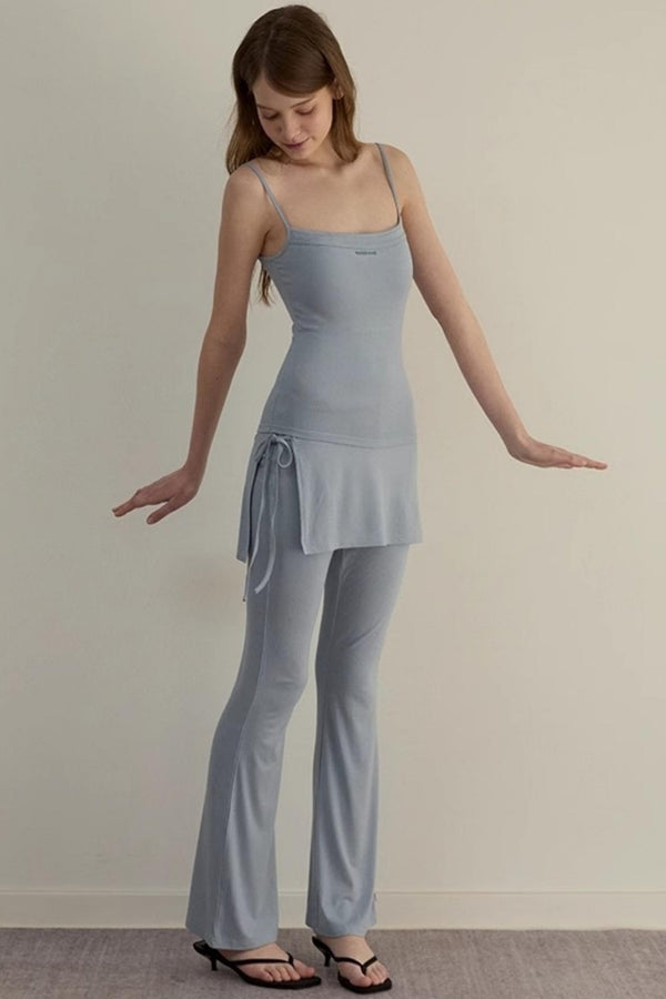 Summer Rhinestone Camisole & Pants Set