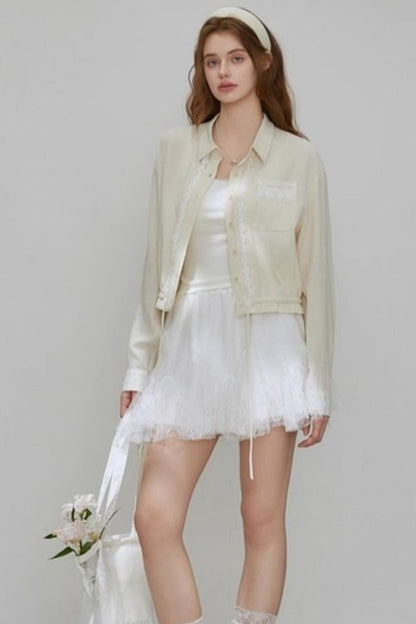 Fall Lace Commuter Shirt