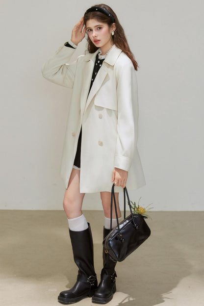 Autumn Silhouette Trench Coat
