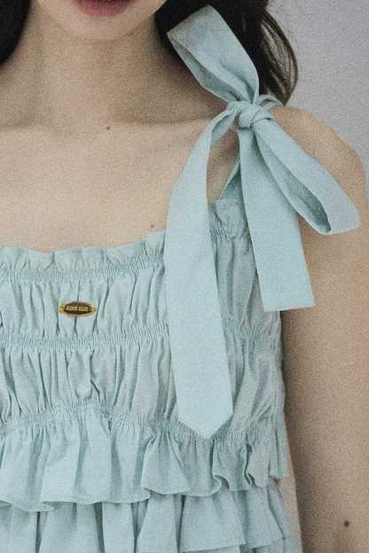 French Pleated Summer Blouse