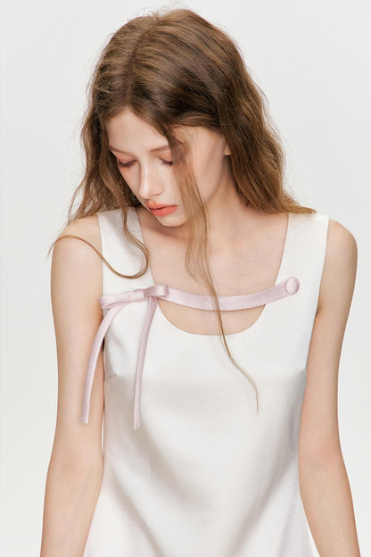 Lunar Elegance Swing Dress