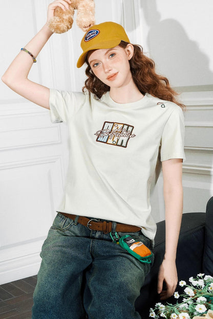 Embroidered Graphic Tee