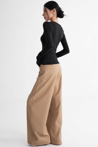 Wool Slim-Fit Stacked Top