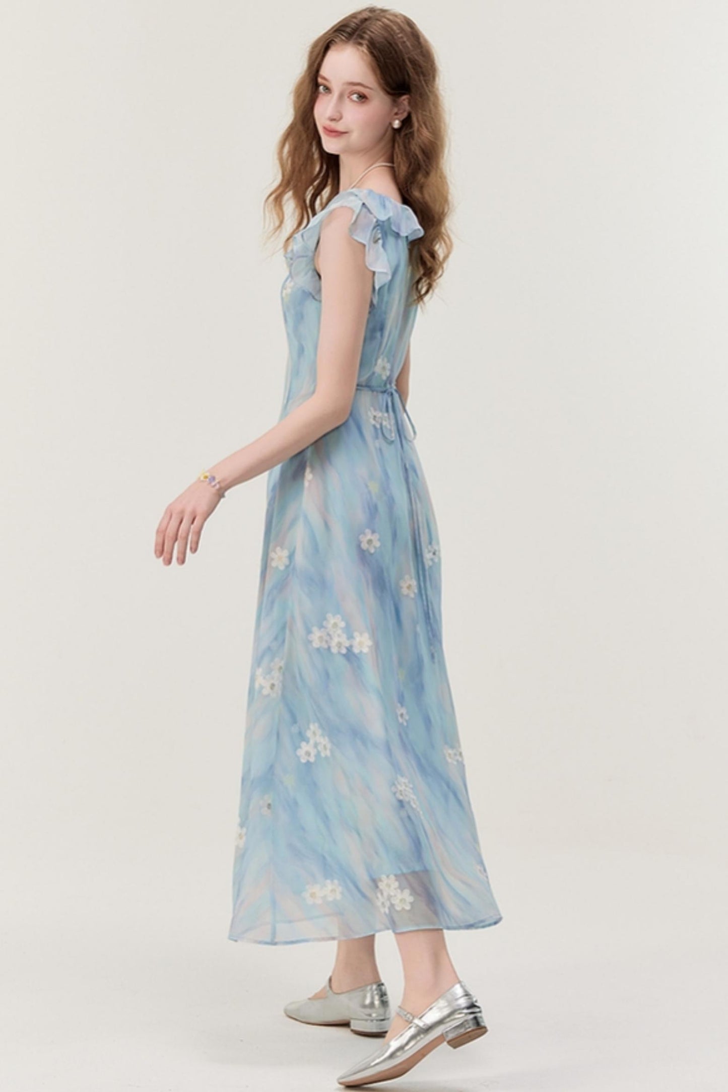 Summer Gradient A-Line Dress