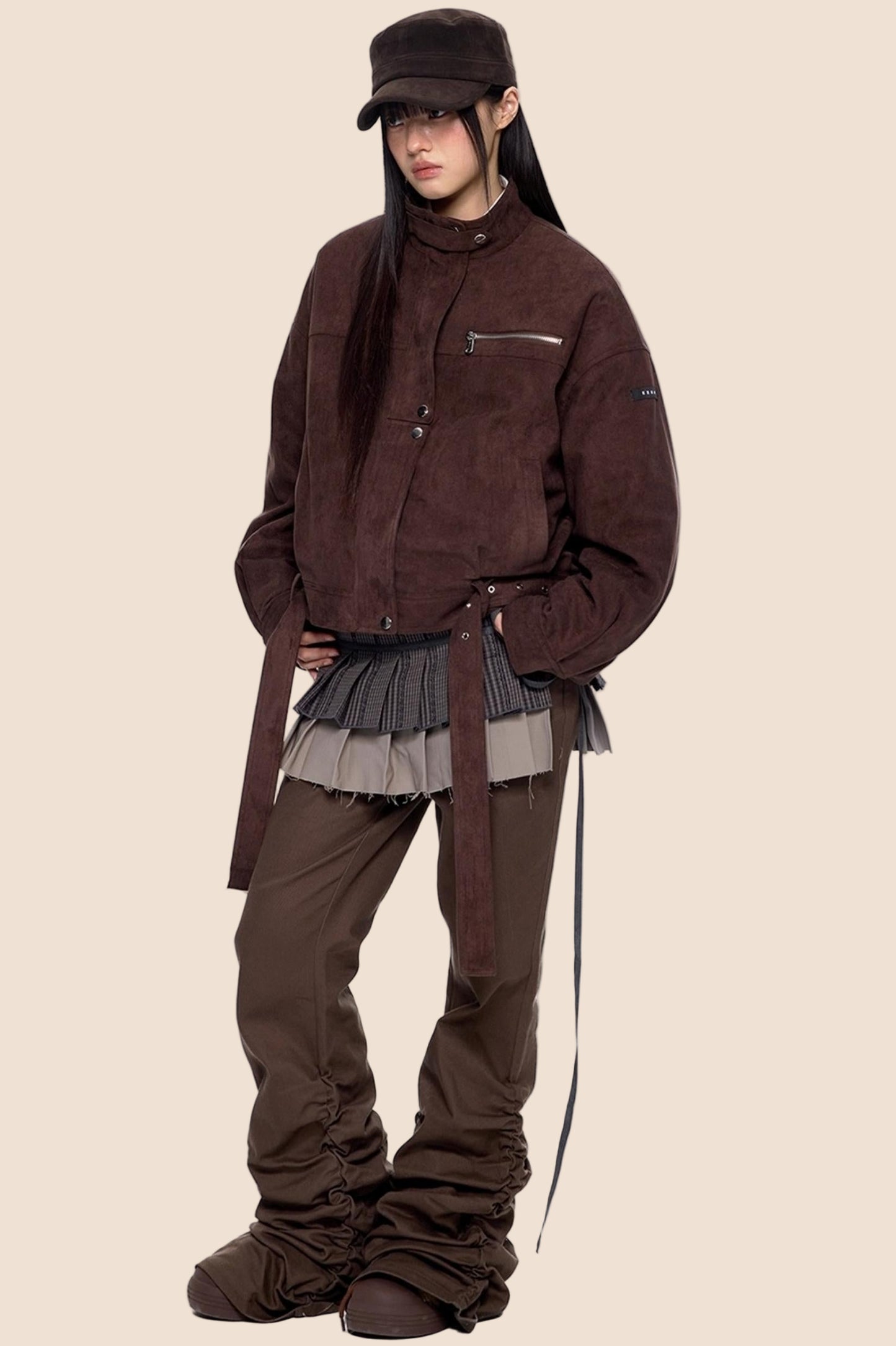 Layered Patchwork Skirt