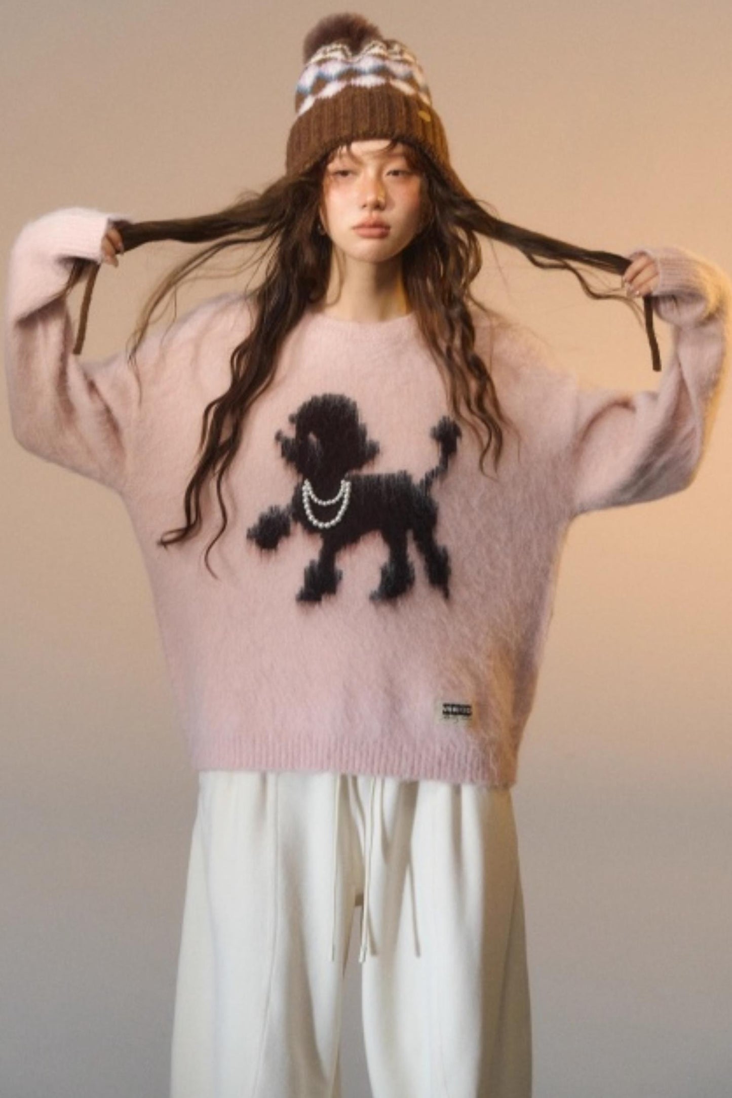 Tsundere Puppy Crewneck Sweater