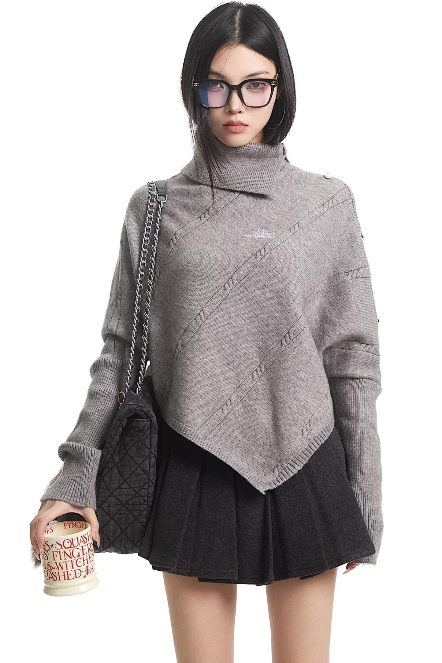 Off-White Cape Turtleneck Sweater