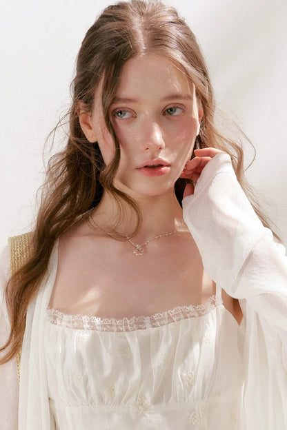 Lyocell Lace Embroidery Dress
