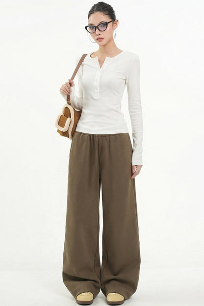 Retro Henry Collar Blouse