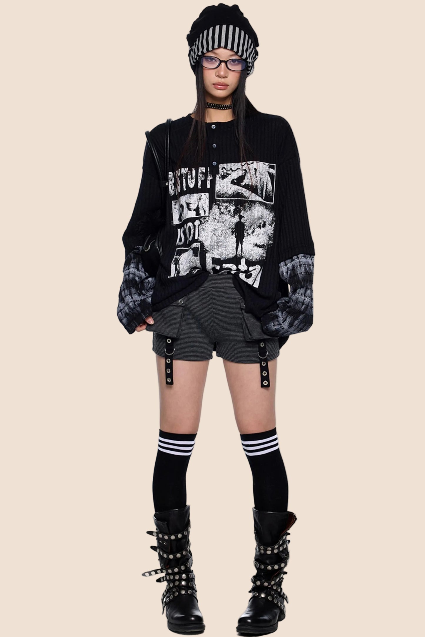 Henry Patchwork Knit Sweater